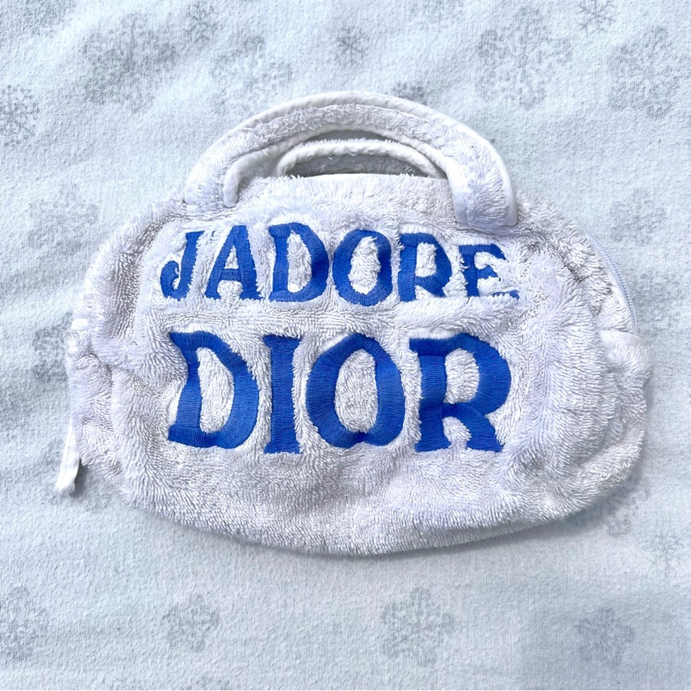 Dior terry cloth bag